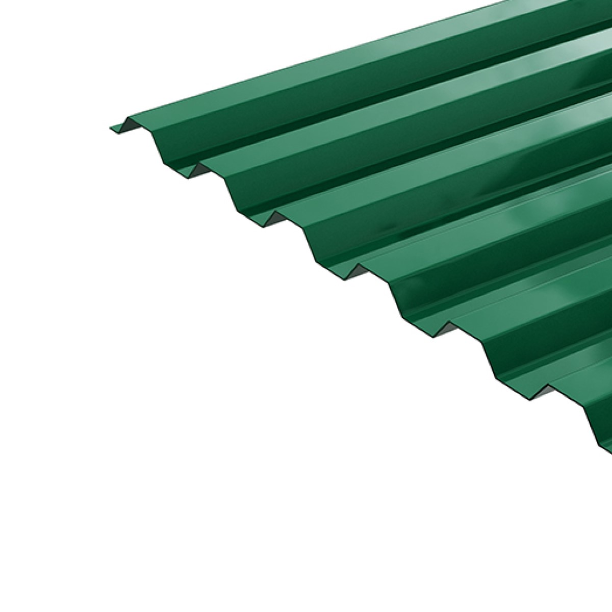 Proplastik Salux PVC trapecveida jumta loksne 1,2x900x2000mm zaļš